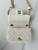 Chanel AS4868 Mini Flap Bag Pearly Lambskin Imitation Pearls & Gold-Tone Metal White