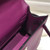 Hermes Kelly Pouchette Swift Leather clutch bag Silver H230261