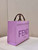 Fendi 8BH386 Sunshine Medium Bag Purple leather shopper 8266S
