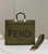 Fendi 8BH386 Sunshine Medium Bag 8266S Green leather shopper