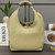 Loewe A914Q37X01 Medium Squeeze bag in nappa lambskin Clay Green