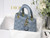 Dior Small Lady My ABCDior Bag Lambskin M0538 logo blue