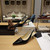 Prada 1I153N Patent-leather slingback pumps P78573