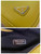 Prada 1NQ043 Triangle leather pouch Yellow