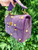 Valentino V0082 Vsling Mini Bag With Sparkling Embroidery Purple