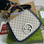 Gucci 721172 Blondie Medium top handle bag Beige and ebony Navy blue