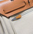 Hermes H084076CKAD Herbag Zip 31 Bag in Brown Hunter Leather and Canvas H60050