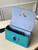 LV M55320 Louis Vuitton Twist MM shoulder Epi M50282 bag Blue - luxibagsmall