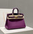 Hermes Birkin Tote Bag Togo Leather With High Gloss Nile Crocodile Emerald H28817