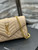 YSL 620280 Envelope Chain Wallet In Mix Matelassé Grain De Poudre Embossed Leather Apricot