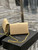 YSL 620280 Envelope Chain Wallet In Mix Matelassé Grain De Poudre Embossed Leather Apricot
