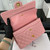 Chanel A01112 Flap Classic 11.12 Handbag Grained Calfskin & Gold-Tone Metal Pink