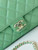 Chanel AS3783 Small Flap Bag 23P Lambskin Gold-Tone Metal 18.5 cm Green