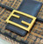 Fendi 8BR600 Medium Baguette Brown FF jacquard fabric bag with sequins
