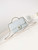 Chanel AS4141 Camellia Embossed With top Handle Bag Light Blue