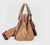 Gucci 715772 Small top handle bag with Double G Brown