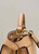 Fendi 8BN327 Peekaboo ISeeU Small Apricot leather bag