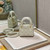Dior S0856 MICRO LADY Dior Bag White Cannage Lambskin