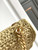 Celine 197993 Chain Shoulder Bag Claude In Triomphe Raffia Apricot