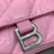 Balenciaga 716393210I Crush Medium Chain Bag in Pink crushed calfskin aged Silver