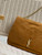 YSL 742431 JAMIE 4.3 In suede leather Bag Brown