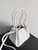Bottega Veneta BV 796569VCPPT8060 Small Andiamo Parachute White
