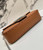 Fendi 8BS017 Baguette Mini Brown Selleria bag with 309 hand-sewn Tpstitches 8610S