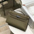 Hermes Kelly Pouchette Swift Leather clutch bag Silver H230262
