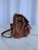 Chanel AS3860 Backpack Shiny Lambskin Gold Brown