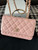 Chanel A96033 Woc Wallet on Chain With Small flower Handle Pink Lambskin