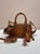 Prada Galleria mini leather bag 1BA916 Brown