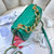 Chanel AS3365 Mini Flap Bag 17cm Lambskin Green