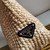Prada 1BG392 Large Crochet tote bag Apricot
