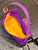 Fendi 8339 Baguette Middle Age Solid Color Series Underarm Bag Purple