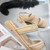 Chanel Women's Sandals Chanel Slippers Lambskin C90143