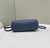 Fendi 8BP129 Fendi First Small Navy blue woven leather bag