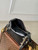 LV M21741 Louis Vuitton Side Trunk PM Bag Black Crocodile pattern