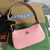 Gucci 739076 Aphrodite shoulder bag with Double G Light pink