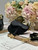 Dior S5685 Micro Saddle Bag With Strap Scarlet Black Goatskin