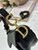 Dior S5685 Micro Saddle Bag With Strap Scarlet Black Goatskin