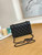 Chanel A88632 WOC 19 Chain Wallet Bag Black Lambskin with black havdware