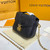 LV M81407 Louis Vuitton Micro Métis Bag Black