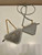 Prada 1NR015 Shearling and Saffiano leather mini-pouch Cornflower