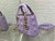 Dior M0505 Mini Lady Dior Bag Lilac Cannage Lambskin