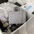Chanel AS3345 Vanity Case Calfskin & Gold-Tone Metal Gray