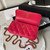 Chanel AP3385 Woc Flap Phone Holder With Chain Lambskin Red Gold