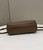 Fendi 8BP129 First Small Fuchsia leather and python leather bag 80018M Dark Brown