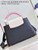 LV M22512 Louis Vuitton Capucines BB Bag Black and Pink