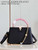 LV M22512 Louis Vuitton Capucines BB Bag Black and Pink