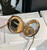Chanel Ap3704 Clutch  With Chain Lambskin Enamel & Gold-Tone Metal Black & White